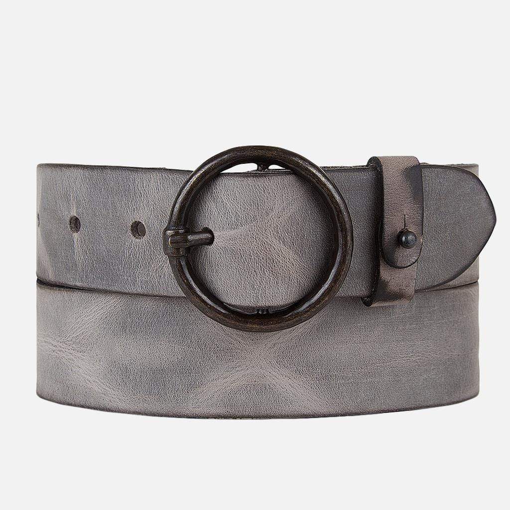 Pip | Vintage Full-Grain Leather Belt Grey