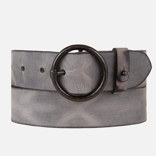 Pip | Vintage Full-Grain Leather Belt Grey