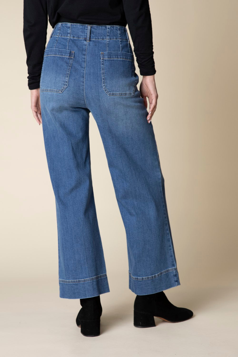 Stretch Denim Ankle Jean