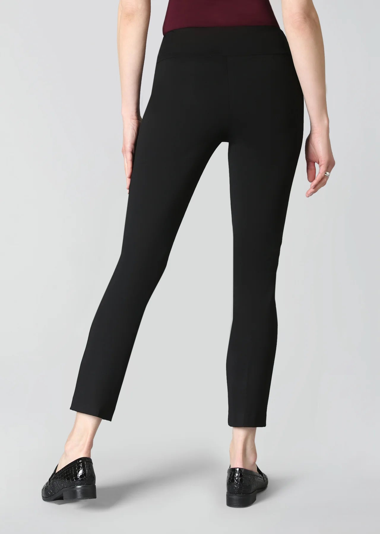 Kathryne Fabric 28'' Ankle Pant Black