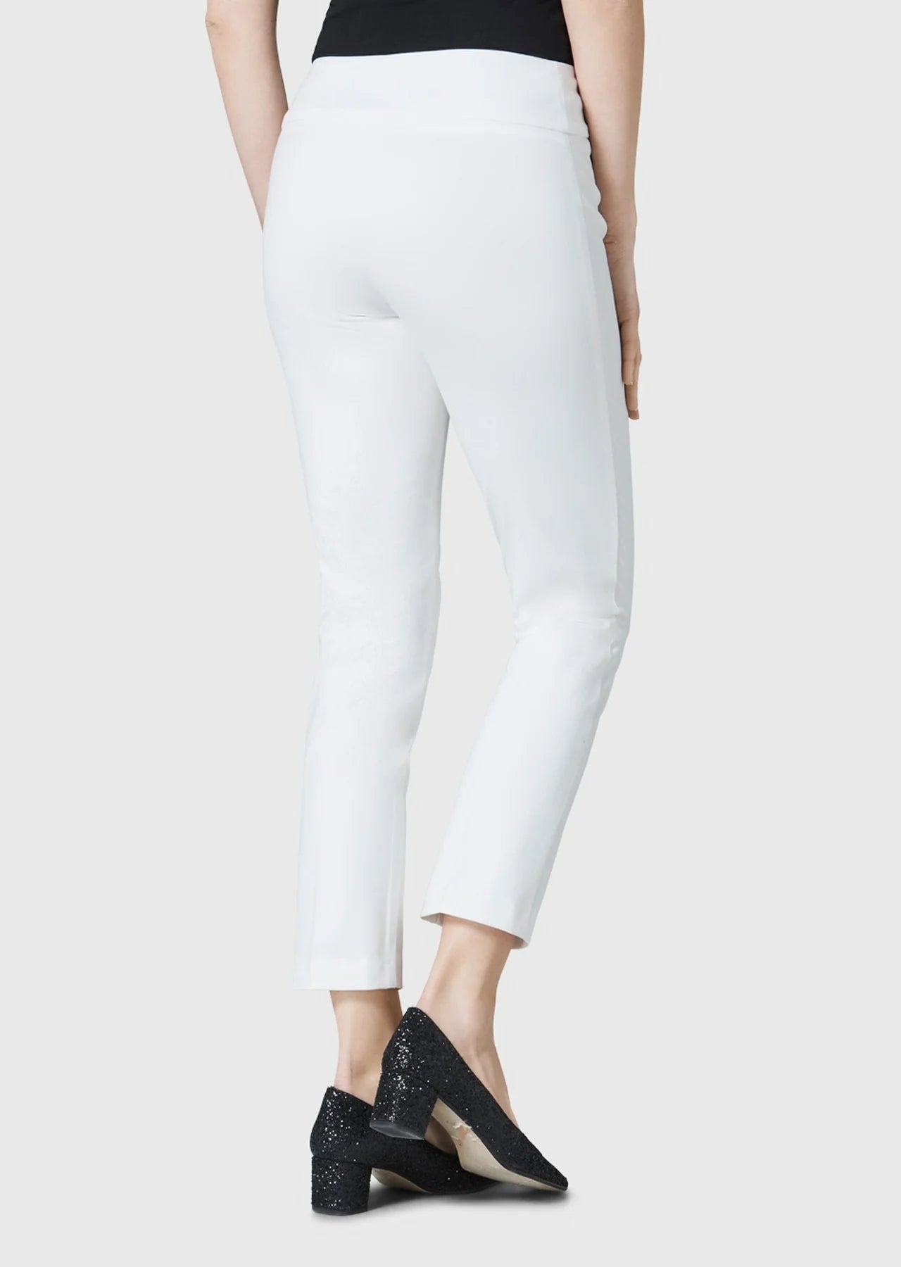 Kathryne Fabric 28'' Ankle Pant White