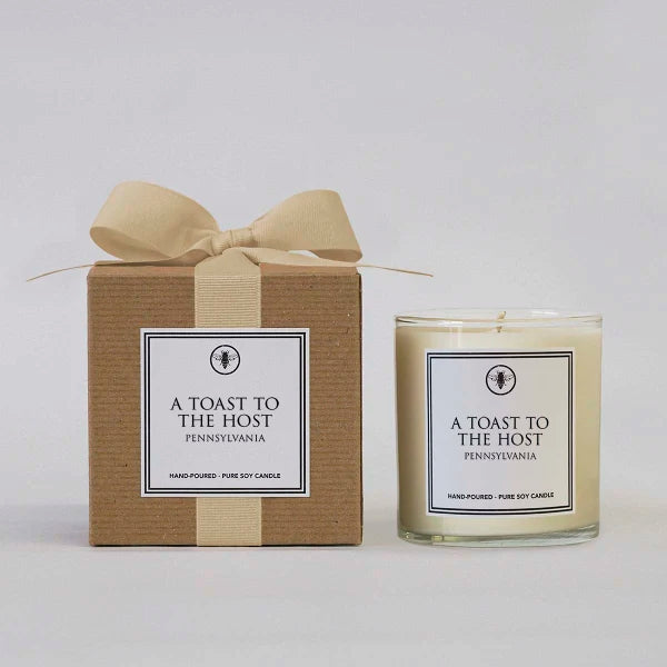 A Toast To The Host (Pennsylvania) Hand Poured Soy Candle