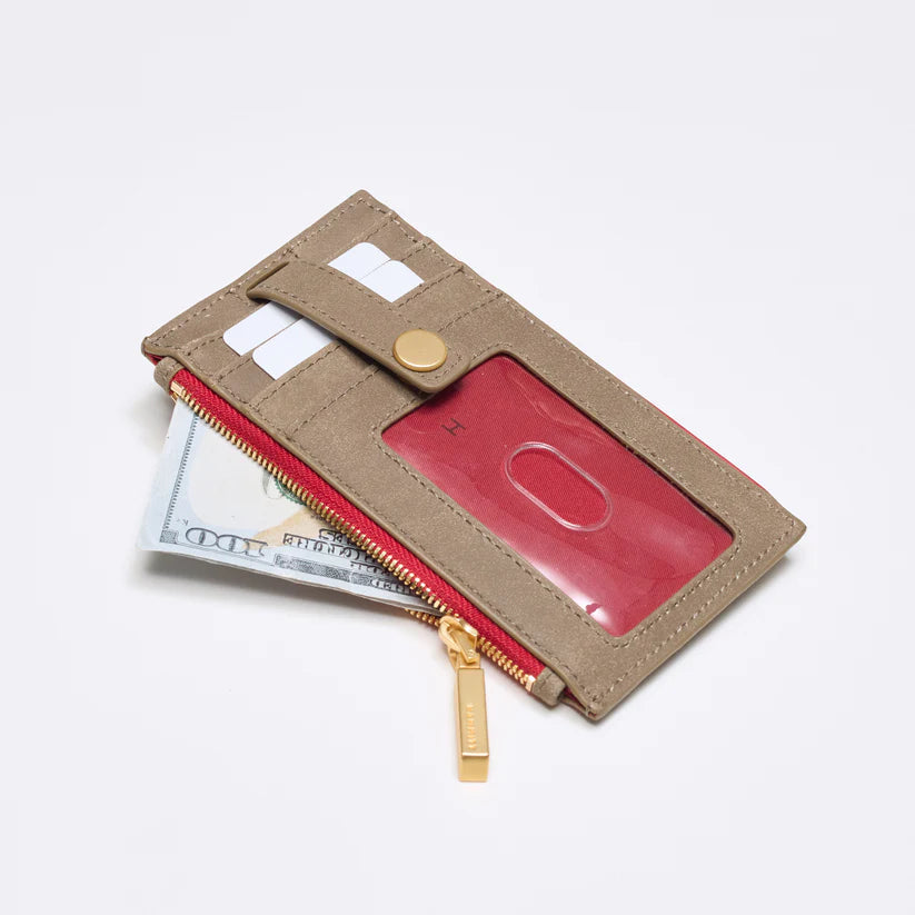 210 West Pewter/Brushed Gold Red Zip