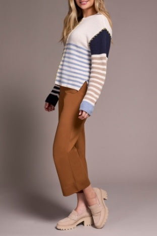 Long Sleeve Boat Neck Sweater Sandstone
