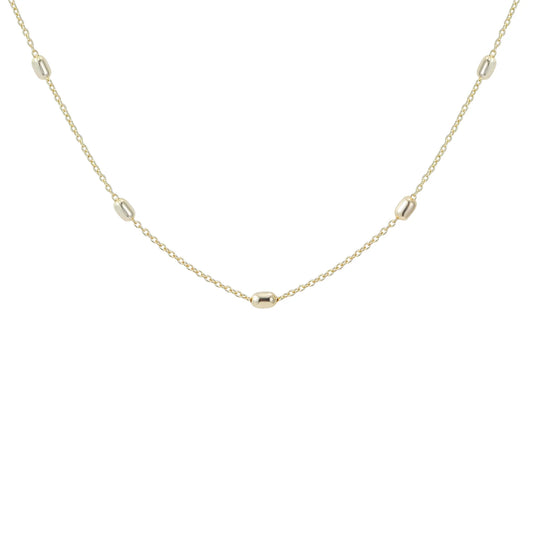 Everyday Beaded Layering Necklace in Gold