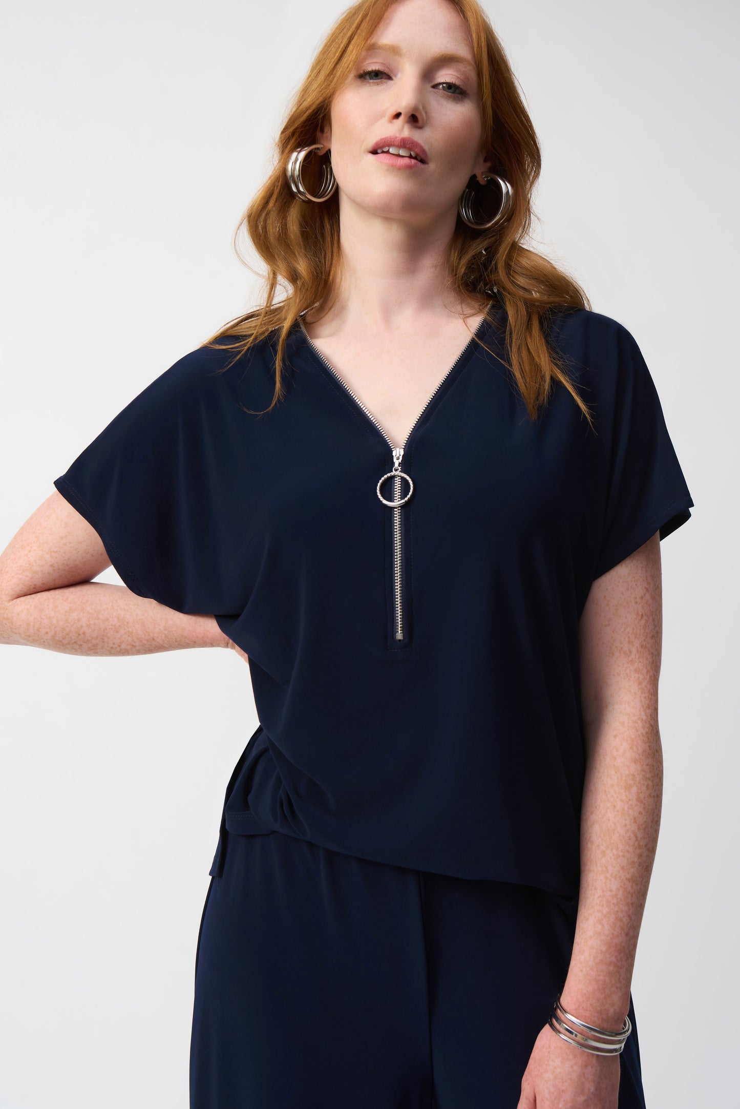 Silky Knit Culotte Jumpsuit
