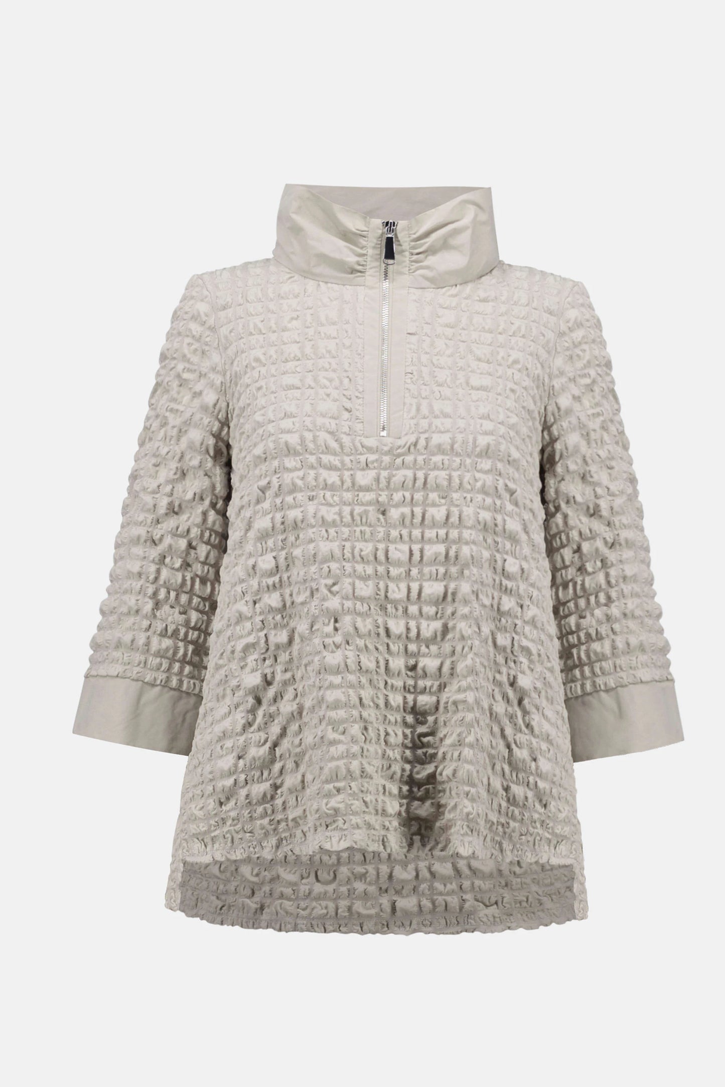 Bubble Jacquard A-Line Top