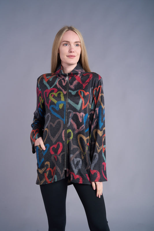 Heart Knit Jacket