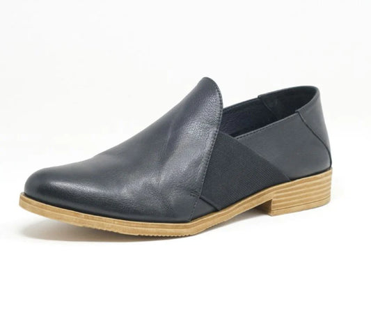Kefect Black Leather Shoes