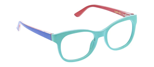Light Bright Focus Aqua Blue/Eyeglasses 1.25