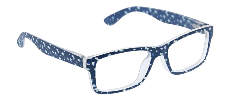 Dappled Dot Focus Navy/Eyeglasses 1.50