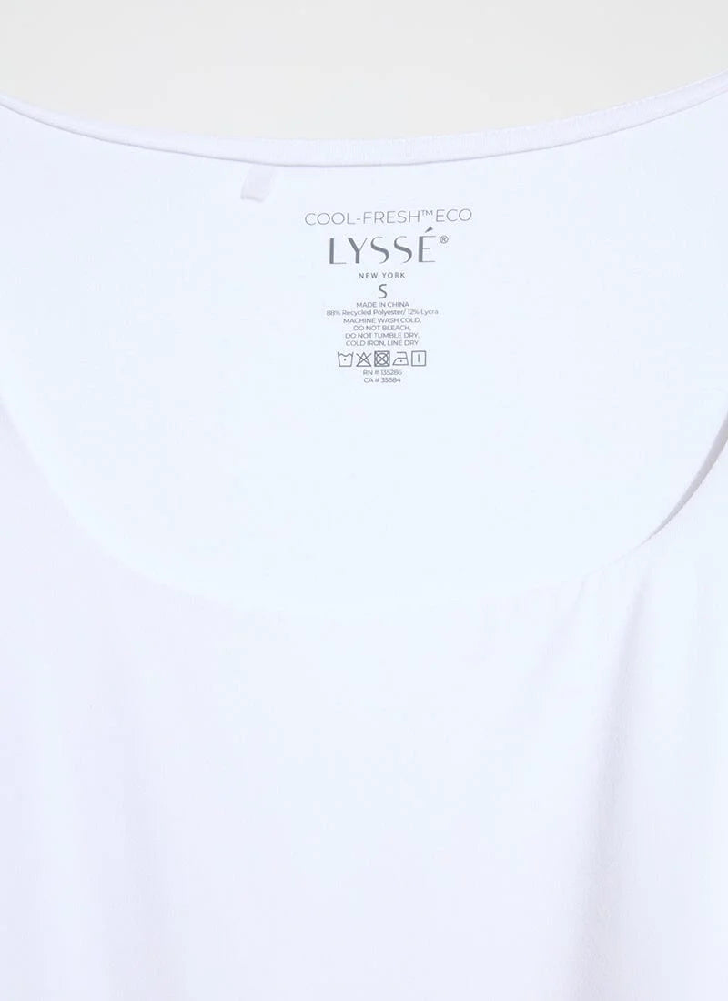 Evie Scoop Neck Tank White