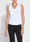 Essential V-Neck Shell White