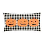 Jack-O-Lantern Beaded Pillow