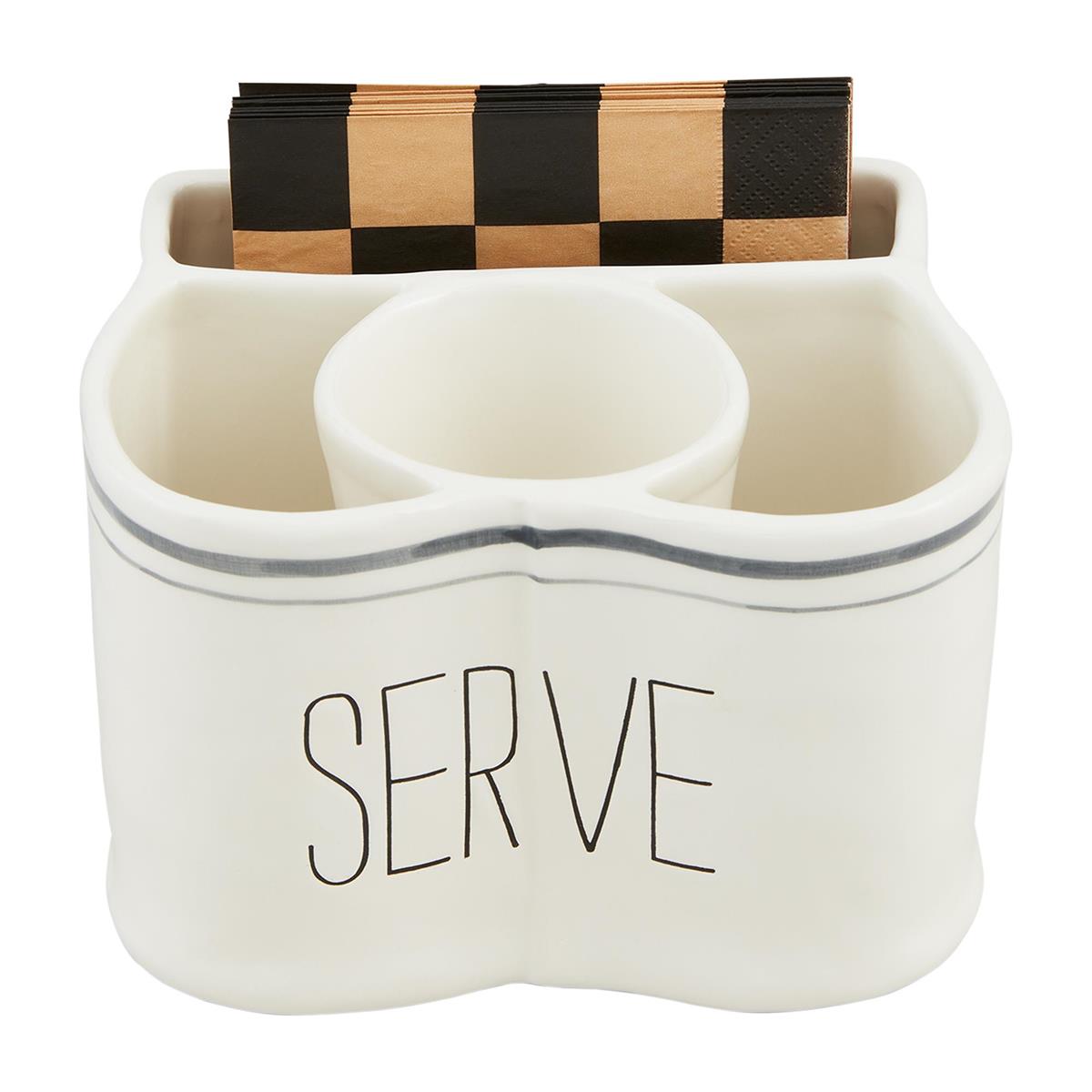 UTENSIL AND NAPKIN HOLDER