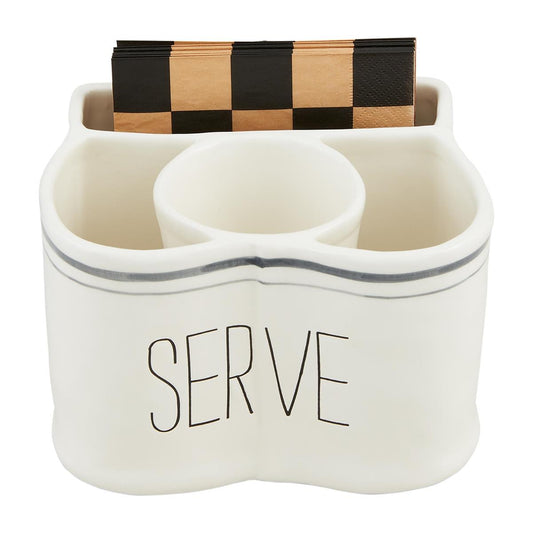 UTENSIL AND NAPKIN HOLDER