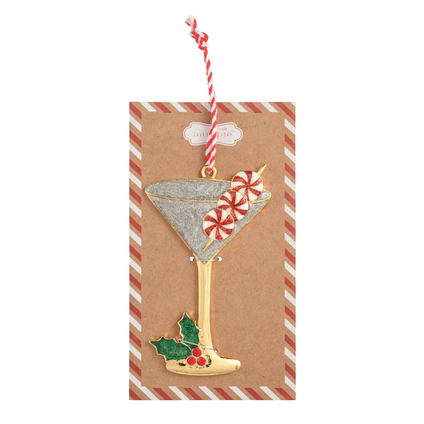 Peppermint Enamel Ornament