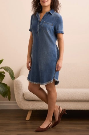 Pop Over Shirt Dress