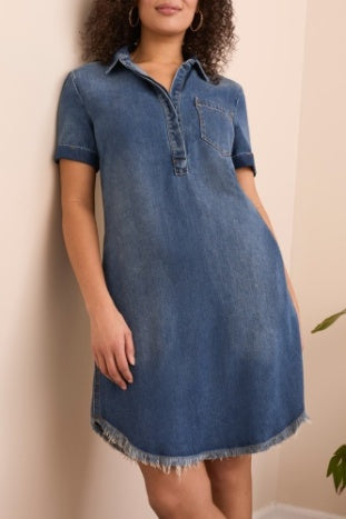 Pop Over Shirt Dress