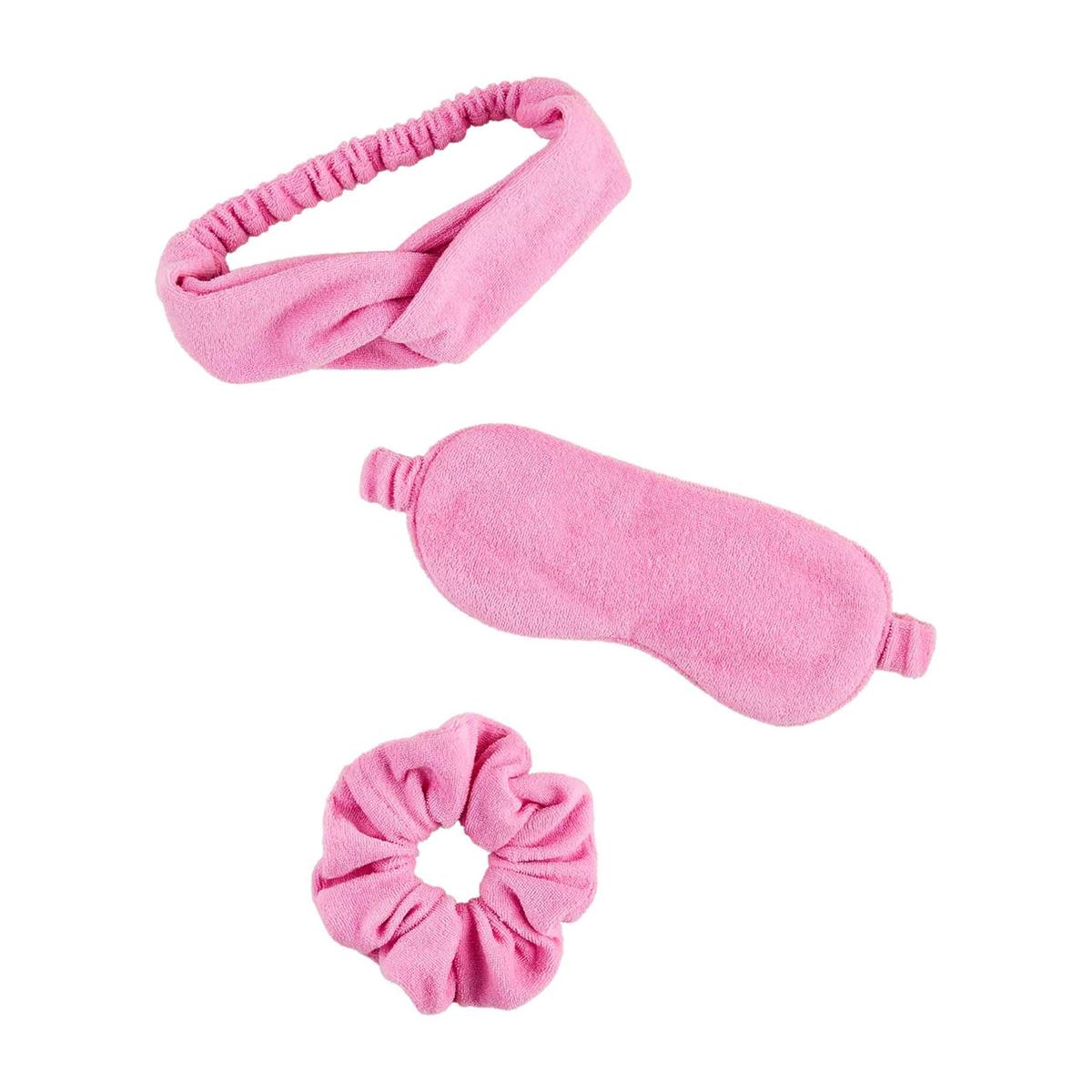 TERRYCLOTH SELF CARE GIFT SET - LIME, PINK, and BLUE