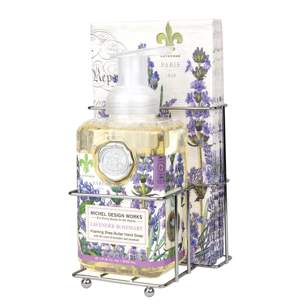 Lavendar Rosemary Foaming Soap Napkin Set