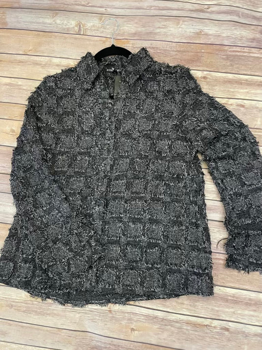 Eyelash Charcoal Blouse