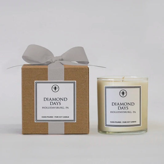 Diamond Days Hollidaysburg, PA Hand Poured Soy Candle