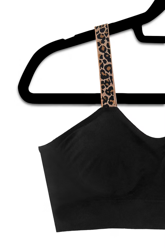 Champagne Leopard Strap-its Bra
