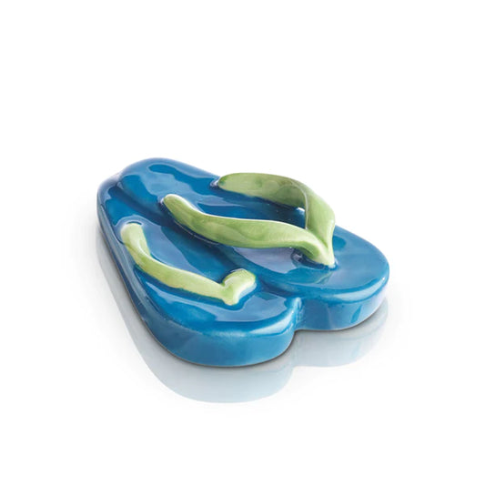 nora fleming mini flip flops - sunning & funning!