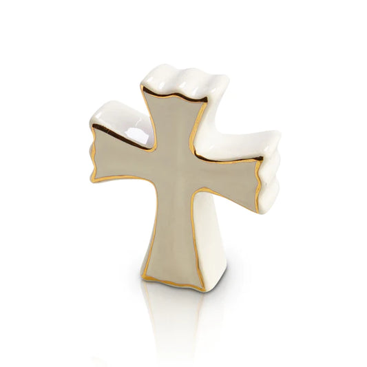 nora fleming mini white cross