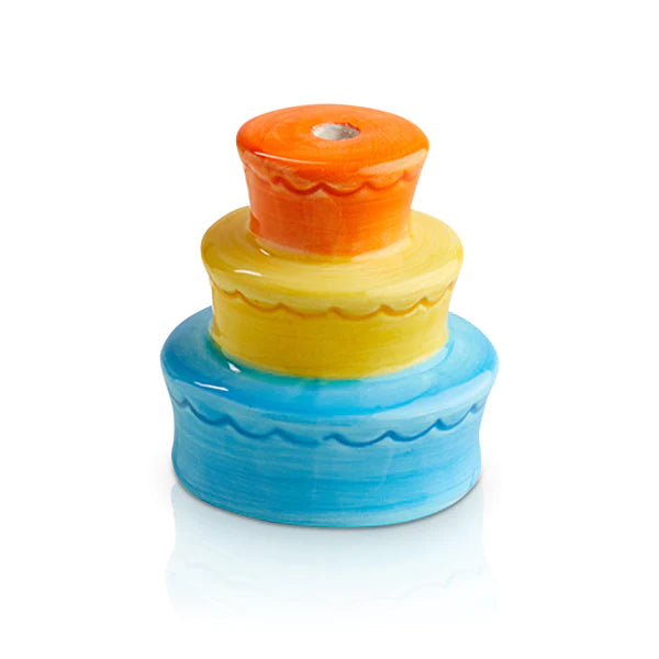 nora fleming mini cake candle holder - best birthday ever!