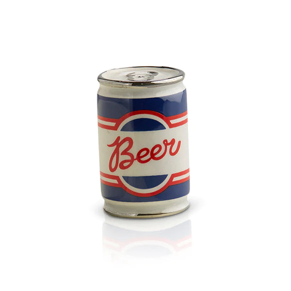nora fleming mini beer can - beer me!
