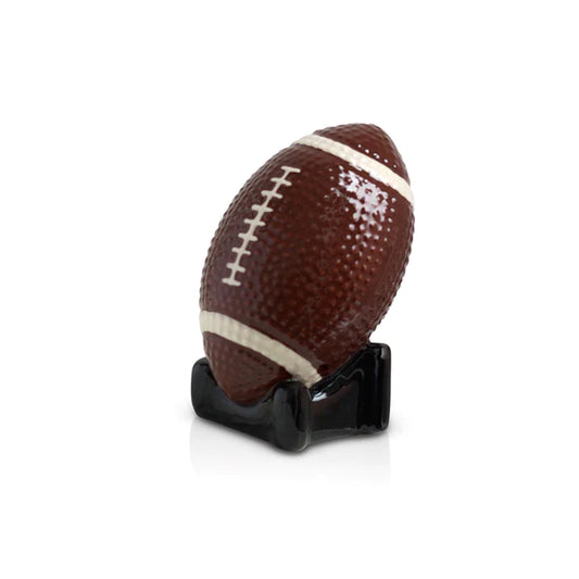 nora fleming mini football - touchdown!