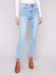 Bootcut Stretch Denim Pants