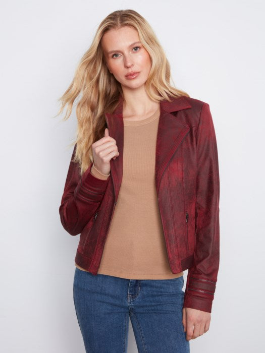 Vintage Faux Leather Jacket