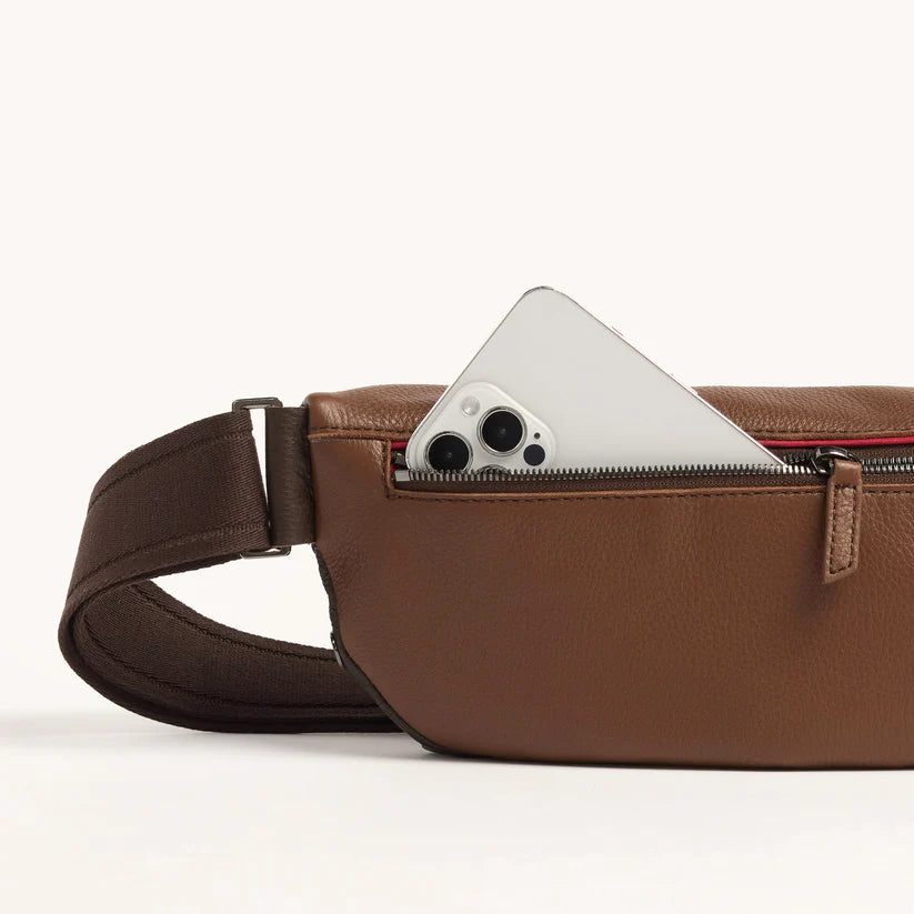 Charles Crossbody Med Orchestra Brown/Gunmetal