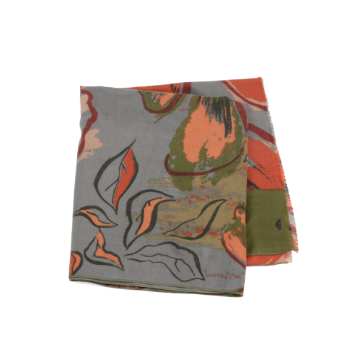 Multi Large Blooms Scarf
