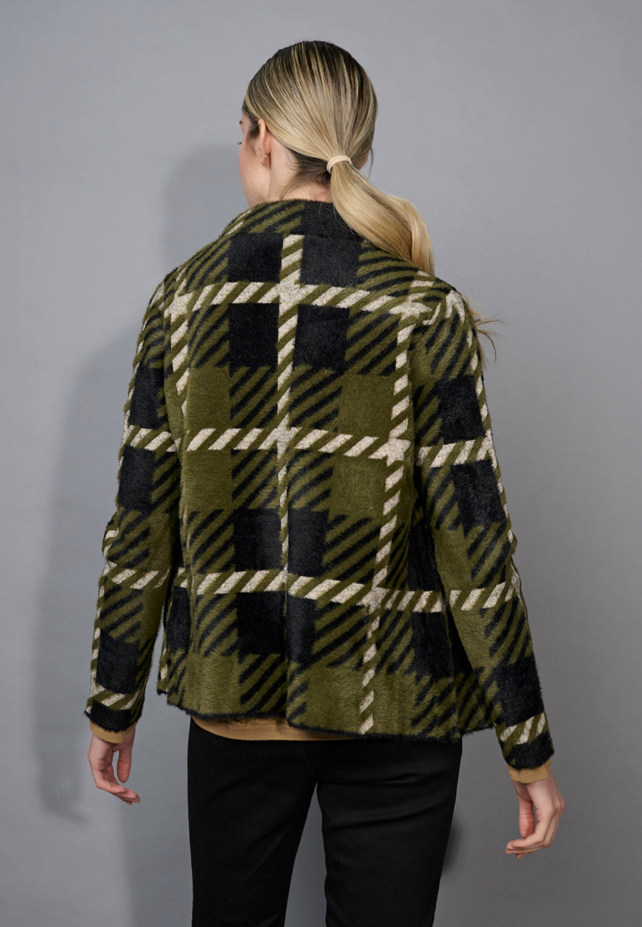 SHORT PLAID JACKET