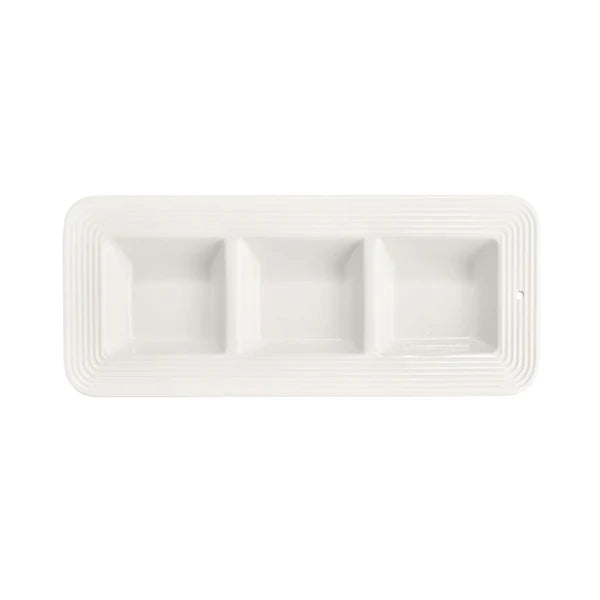 nora fleming pinstripes garnish dish