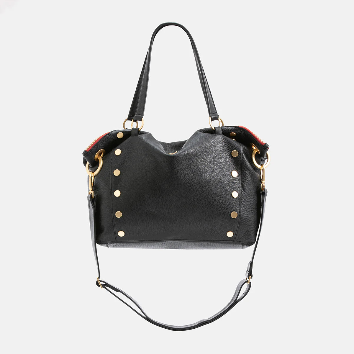 DANIEL LRG Black/Brushed Gold Red Zip