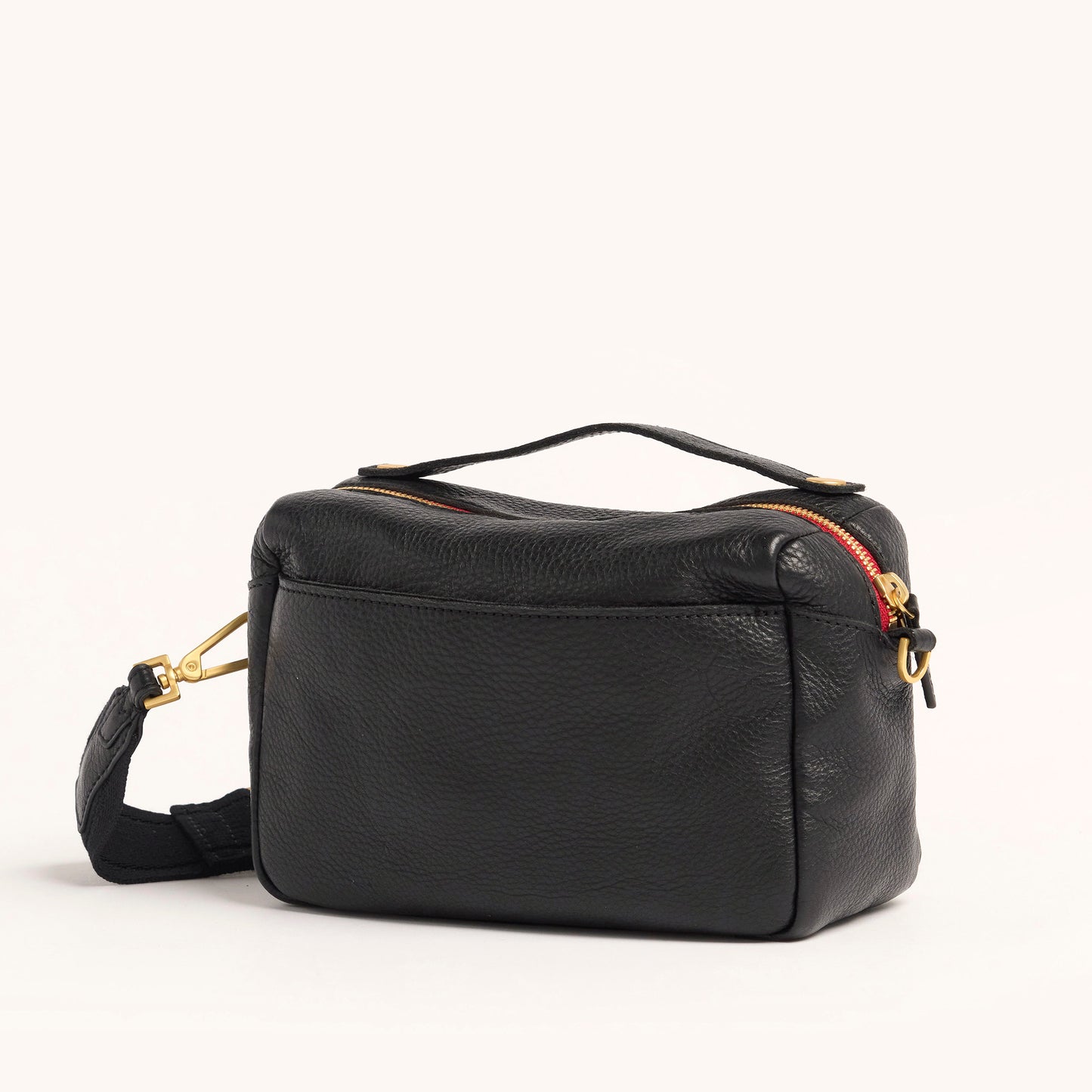 Evan Crossbody Small - Cargo Black/Brushed Gold Red Zip