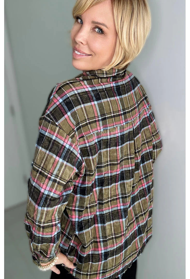 Square Up Flannel Shirt