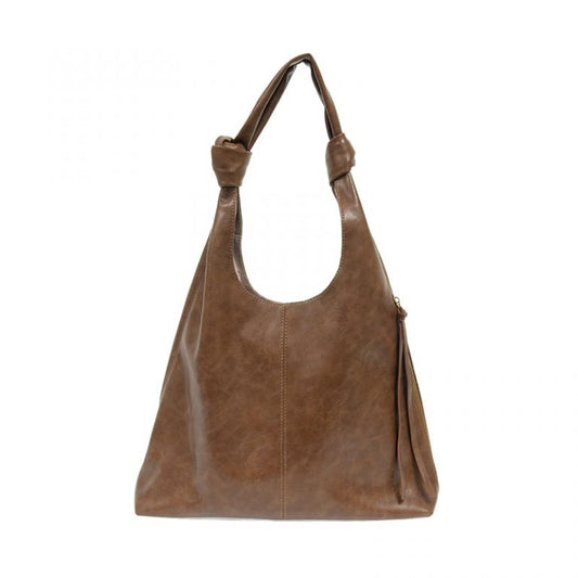 Addie Knot Handle Hobo Bag Acorn