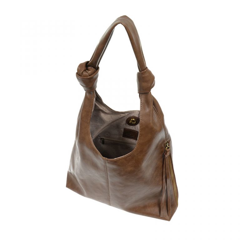 Addie Knot Handle Hobo Bag Acorn
