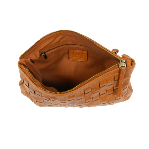 Cognac Quinn Woven Convertible