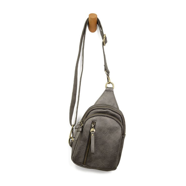 Skyler Sling Bag Metallic Dark Chrome