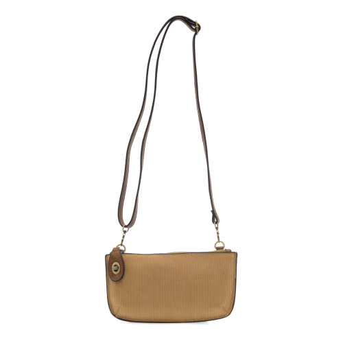 Camel Corduroy Mini Crossbody
