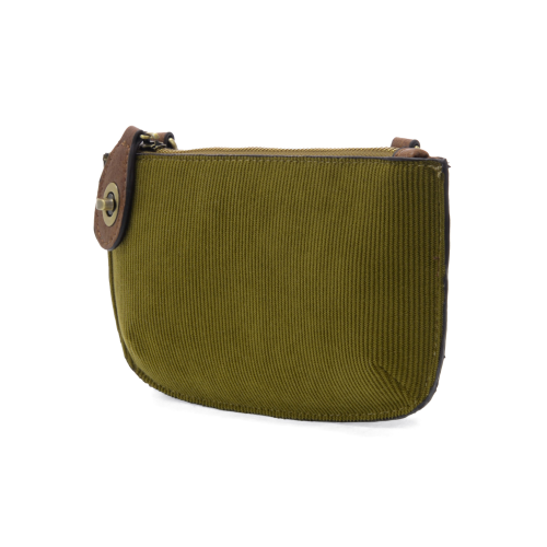 Olive Corduroy Mini Crossbody