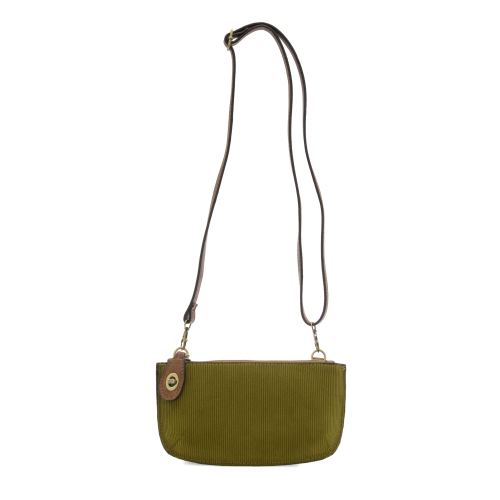 Olive Corduroy Mini Crossbody
