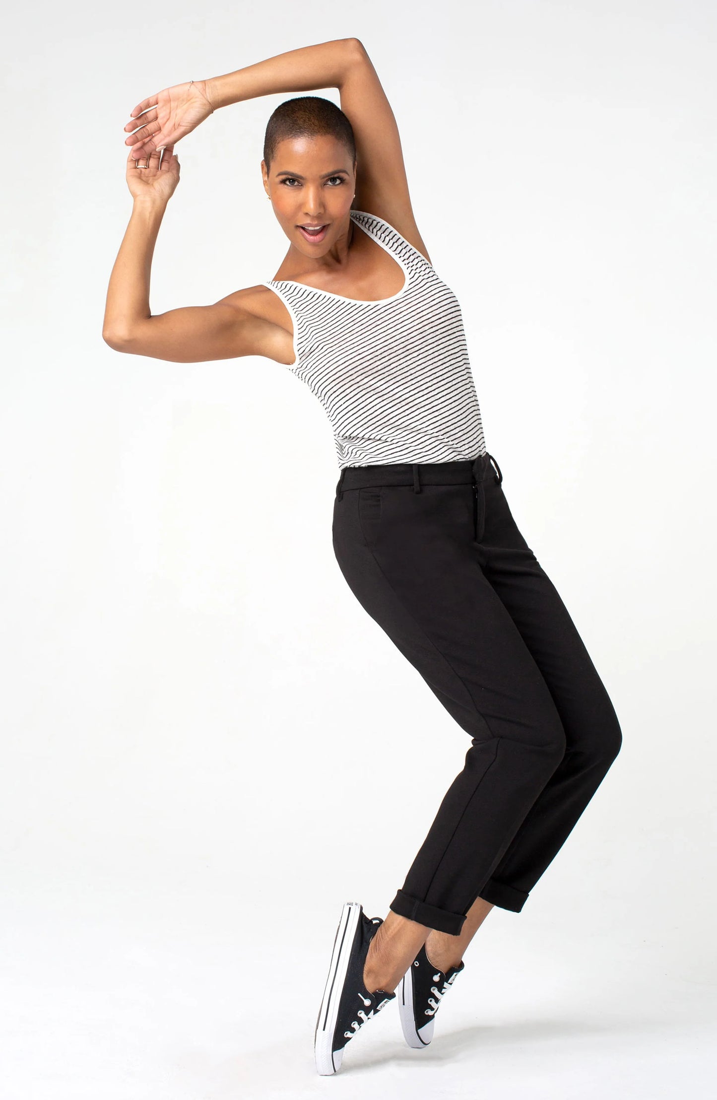 Kelsey Knit Trouser Super Stretch Black
